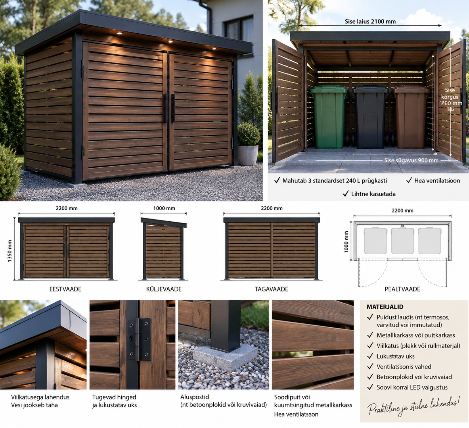 Muhu Homes suur prügimaja