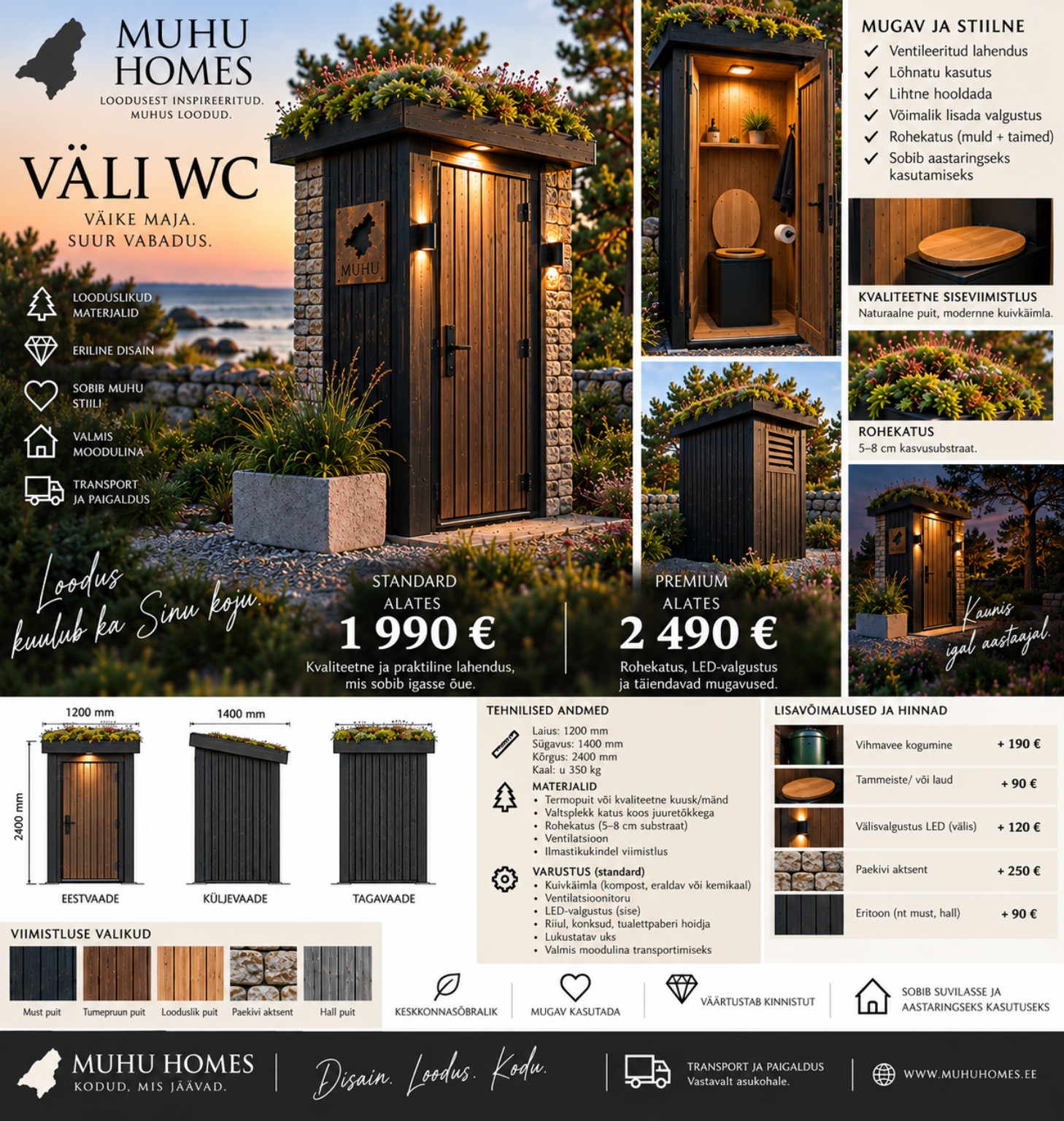 Muhu Homes väli-WC